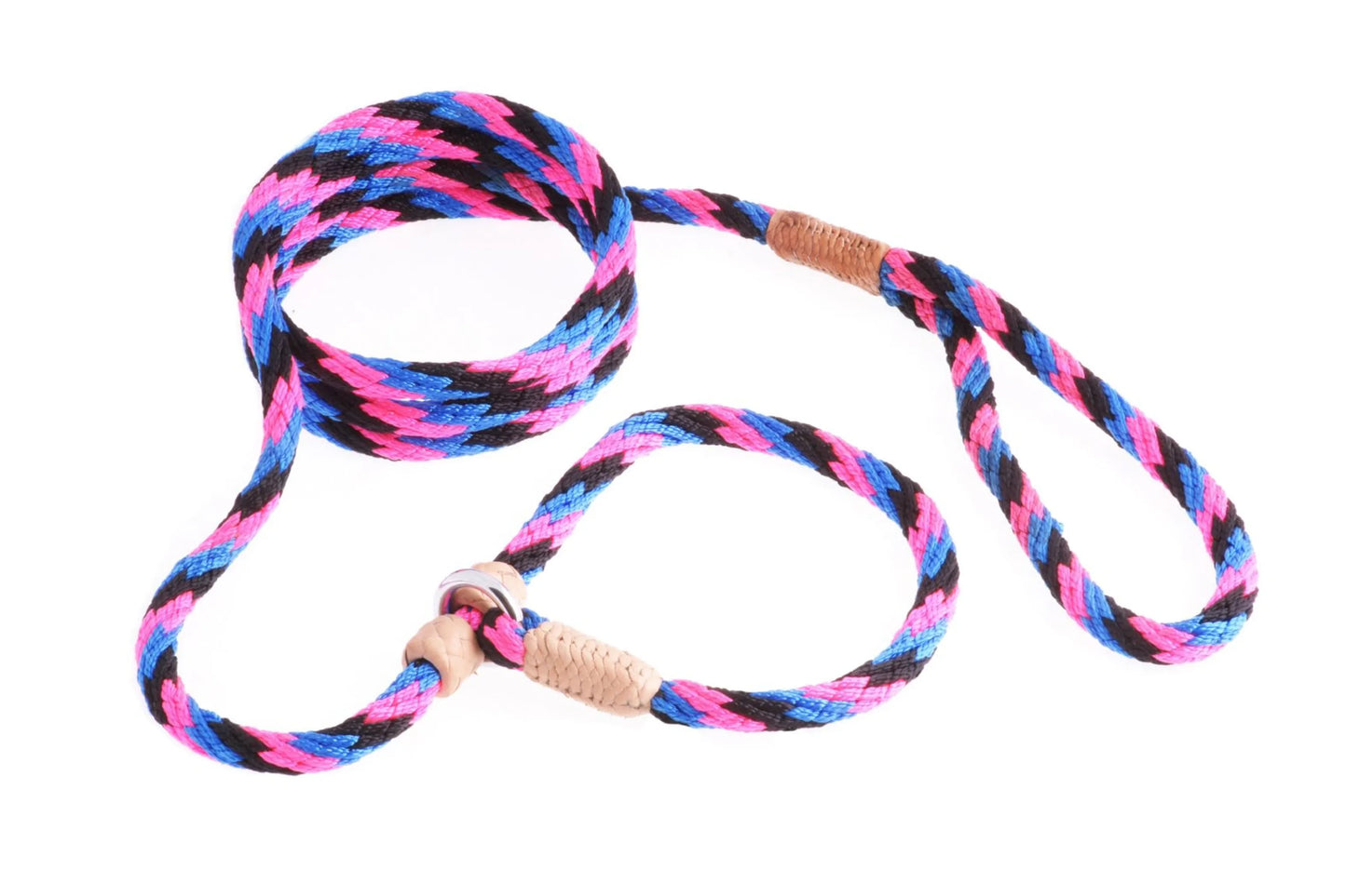 Nylon Slip Leash With 2 Stoppers (6ft x 5/16in or 8mm)