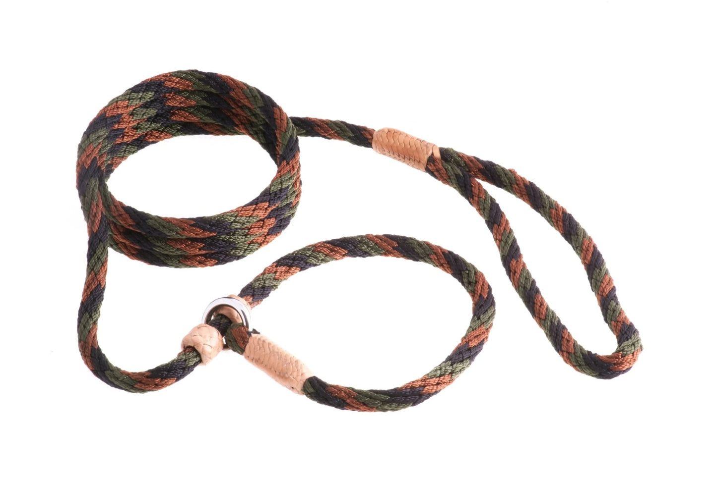 Nylon Slip Leash With 2 Stoppers (6ft x 5/16in or 8mm)