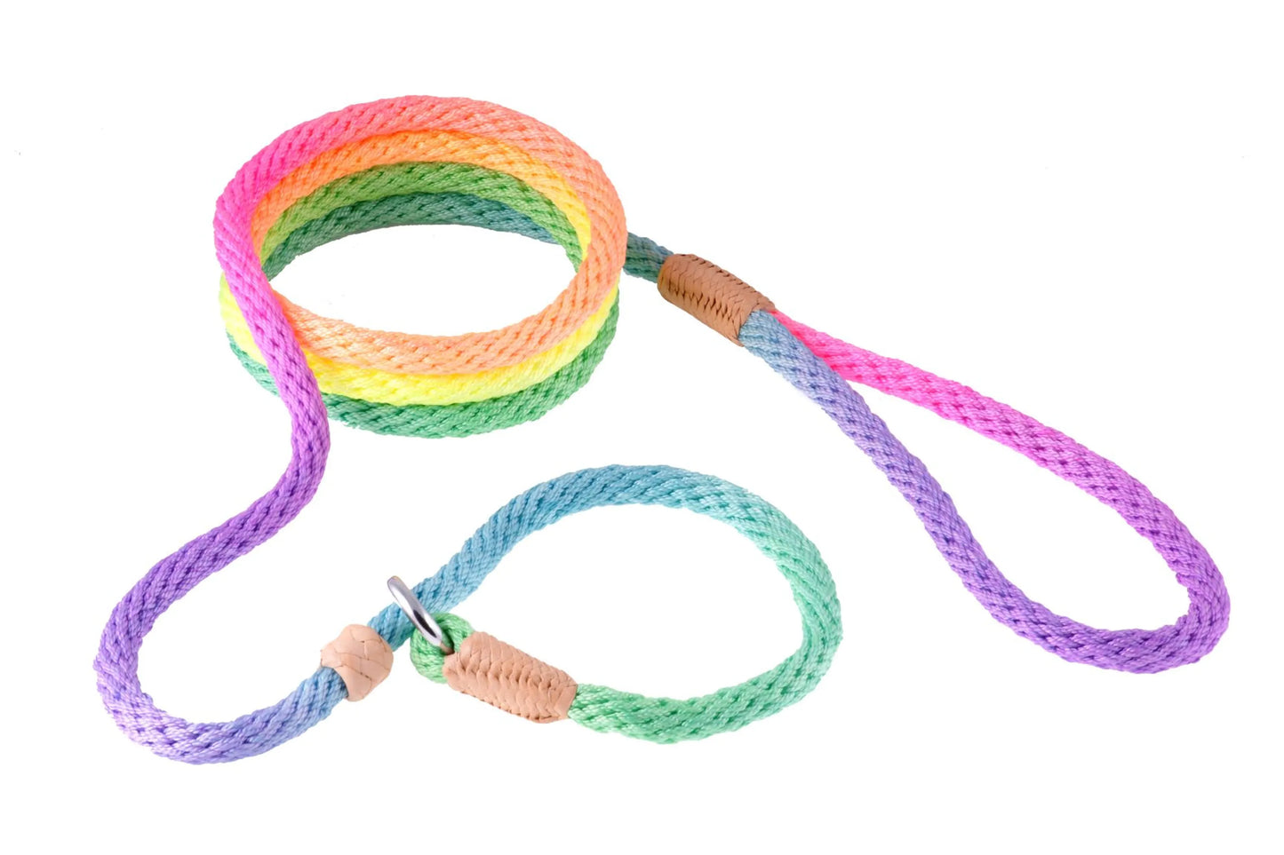 Nylon Slip Leash With 2 Stoppers (6ft x 5/16in or 8mm)