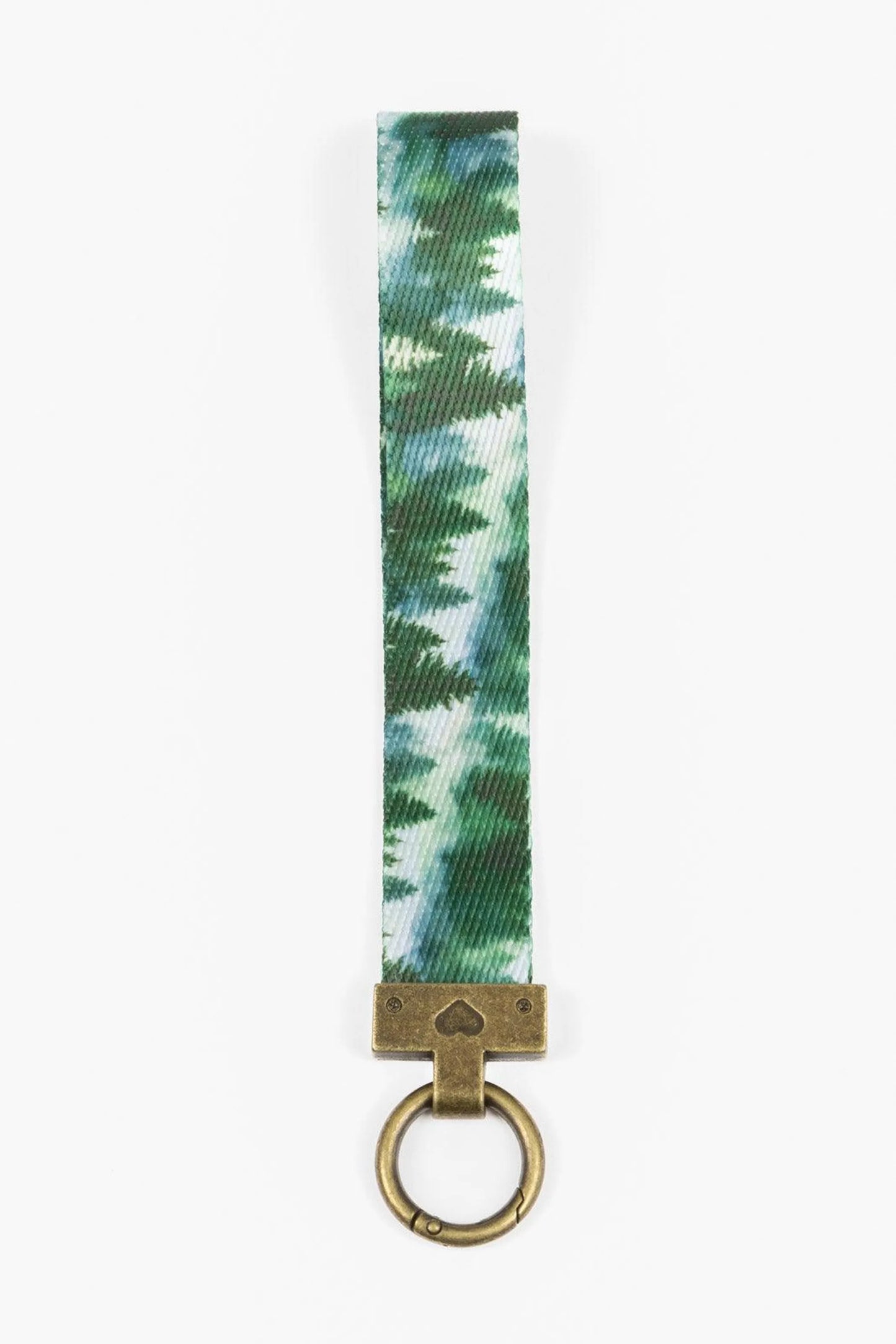 Evergreen Explorer Wristlet Keychain